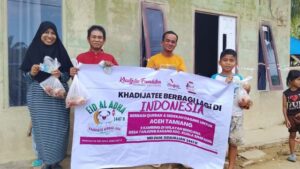 Read more about the article Khadijatee Foundation Salurkan 3 Ekor Kambing untuk Warga Terdampak Banjir di Aceh Tamiang